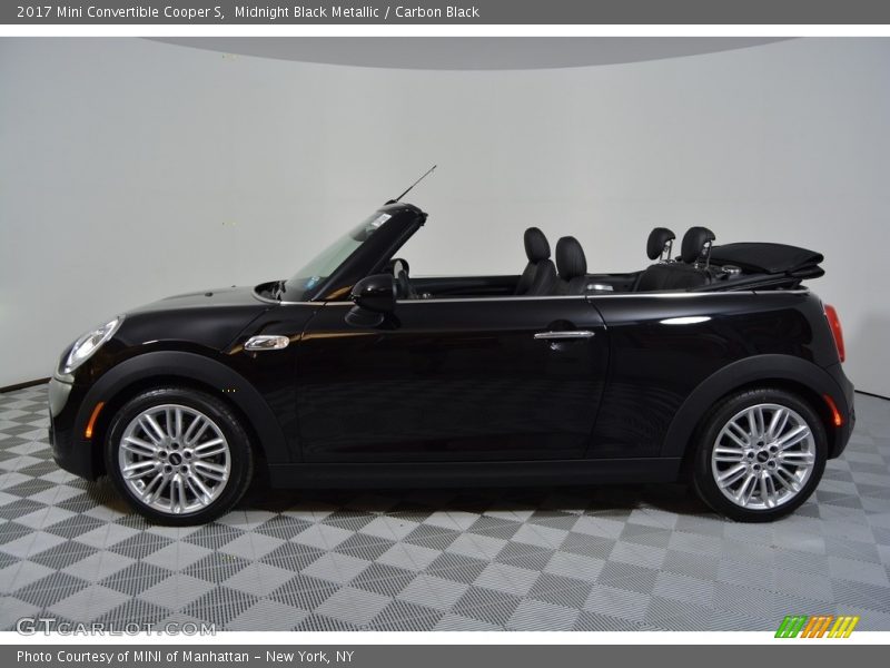 Midnight Black Metallic / Carbon Black 2017 Mini Convertible Cooper S