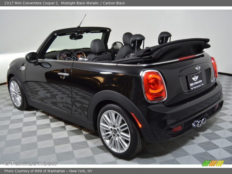 Midnight Black Metallic / Carbon Black 2017 Mini Convertible Cooper S