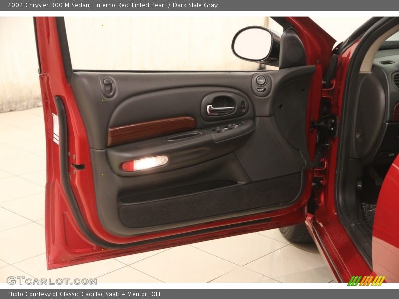 Inferno Red Tinted Pearl / Dark Slate Gray 2002 Chrysler 300 M Sedan