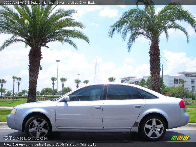 Aluminum Silver Metallic / Onyx Black 1999 Audi A6 2.8 Sedan