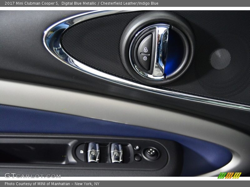 Digital Blue Metallic / Chesterfield Leather/Indigo Blue 2017 Mini Clubman Cooper S