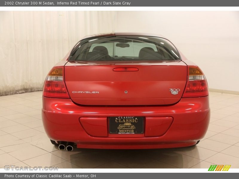 Inferno Red Tinted Pearl / Dark Slate Gray 2002 Chrysler 300 M Sedan