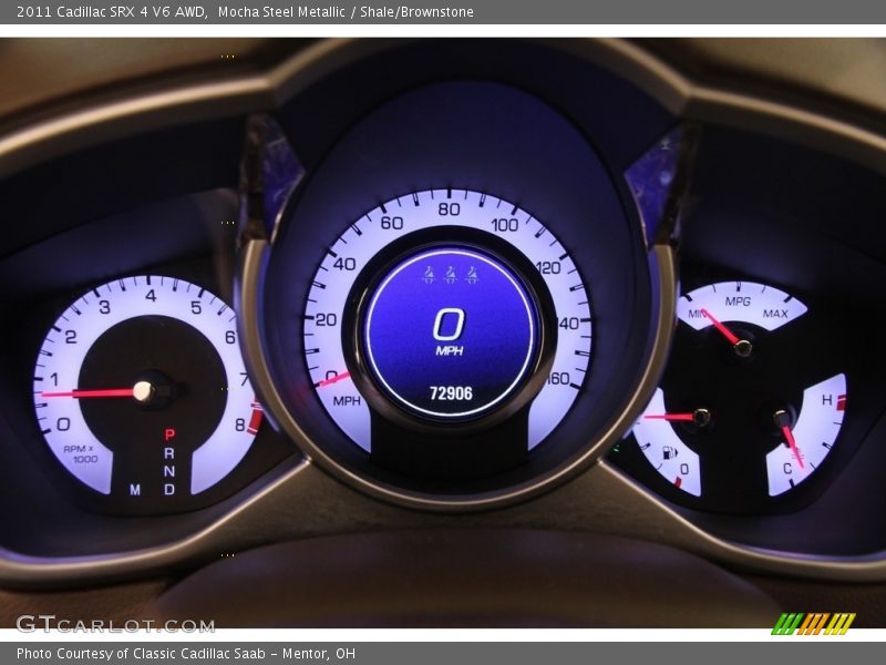 Mocha Steel Metallic / Shale/Brownstone 2011 Cadillac SRX 4 V6 AWD