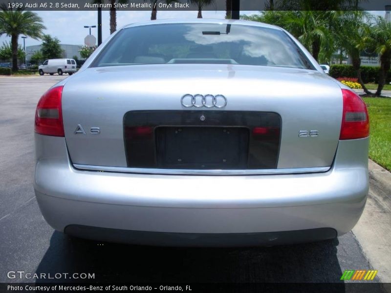 Aluminum Silver Metallic / Onyx Black 1999 Audi A6 2.8 Sedan