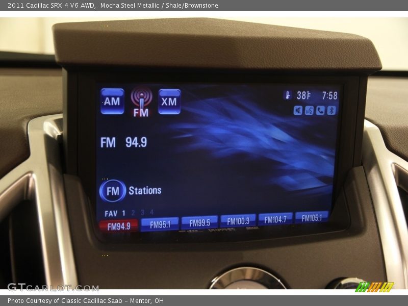 Mocha Steel Metallic / Shale/Brownstone 2011 Cadillac SRX 4 V6 AWD