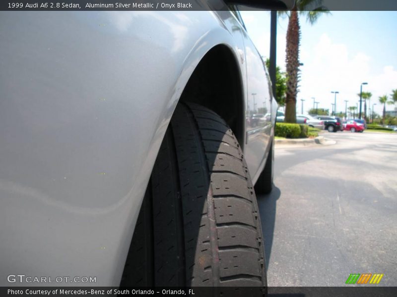 Aluminum Silver Metallic / Onyx Black 1999 Audi A6 2.8 Sedan