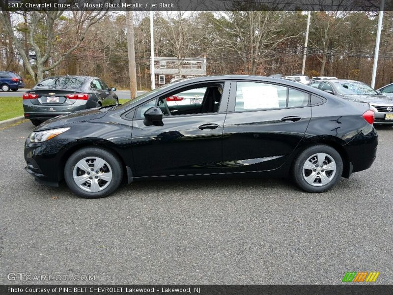Mosaic Black Metallic / Jet Black 2017 Chevrolet Cruze LS