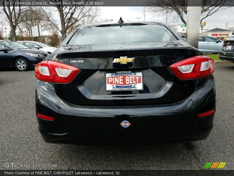 Mosaic Black Metallic / Jet Black 2017 Chevrolet Cruze LS