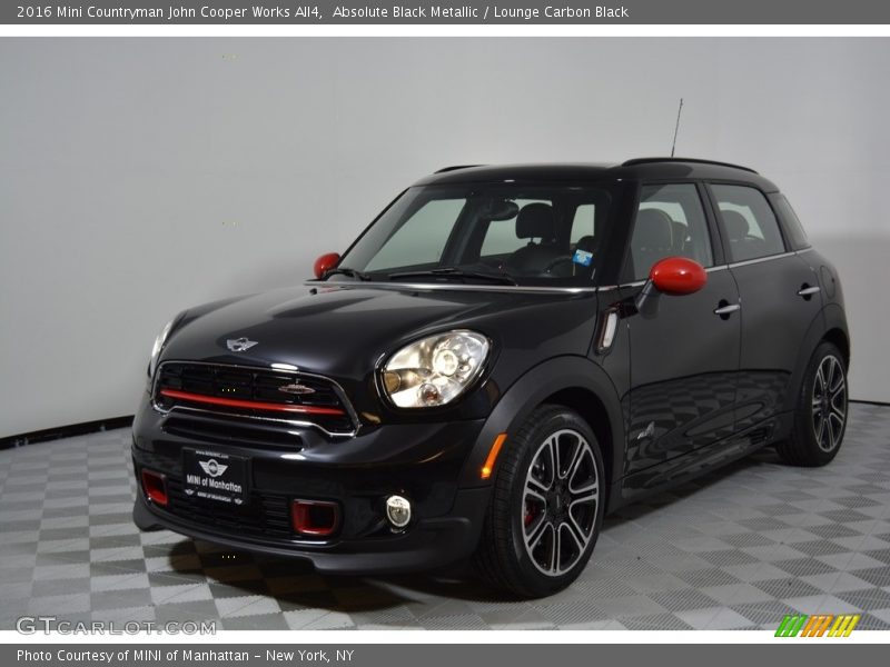 Absolute Black Metallic / Lounge Carbon Black 2016 Mini Countryman John Cooper Works All4