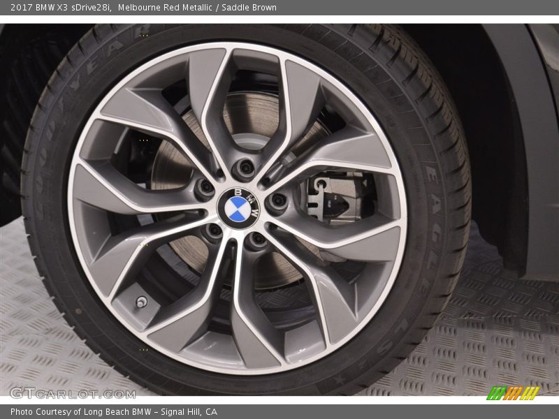 Melbourne Red Metallic / Saddle Brown 2017 BMW X3 sDrive28i