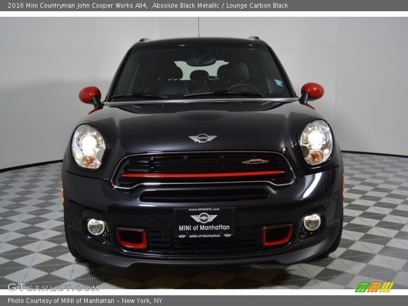 Absolute Black Metallic / Lounge Carbon Black 2016 Mini Countryman John Cooper Works All4