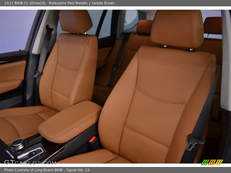 Melbourne Red Metallic / Saddle Brown 2017 BMW X3 sDrive28i