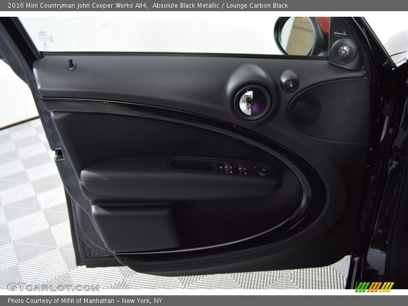 Absolute Black Metallic / Lounge Carbon Black 2016 Mini Countryman John Cooper Works All4
