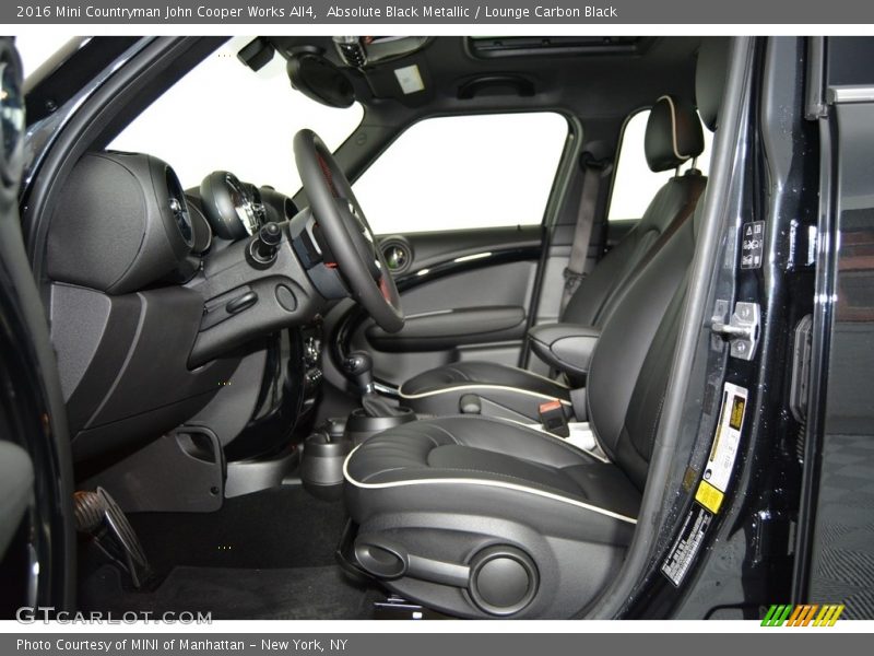 Absolute Black Metallic / Lounge Carbon Black 2016 Mini Countryman John Cooper Works All4