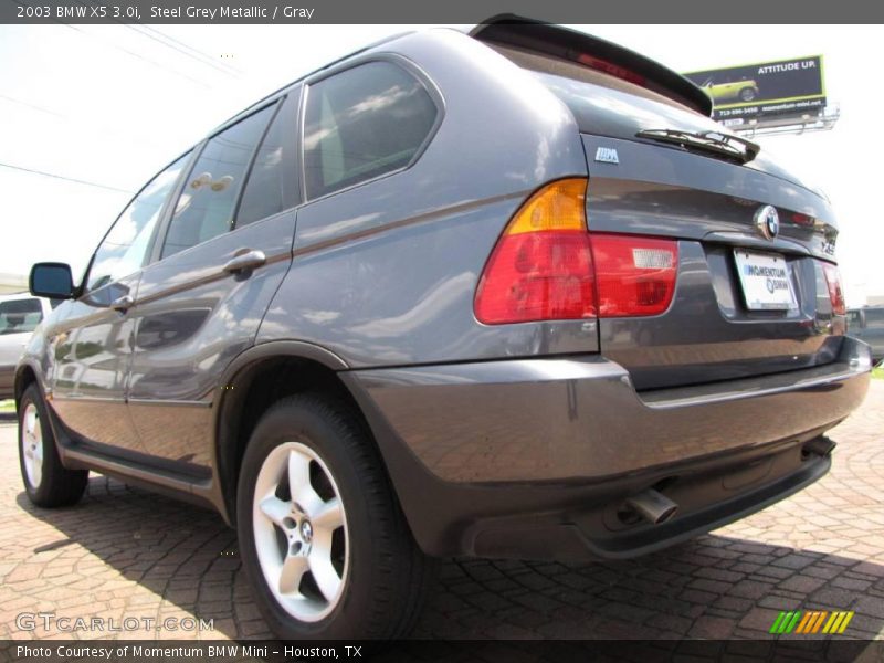 Steel Grey Metallic / Gray 2003 BMW X5 3.0i