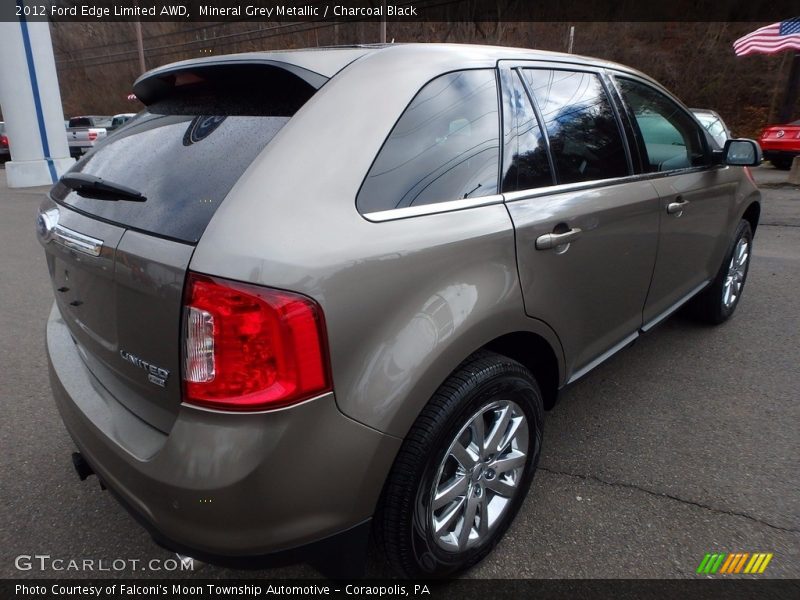 Mineral Grey Metallic / Charcoal Black 2012 Ford Edge Limited AWD