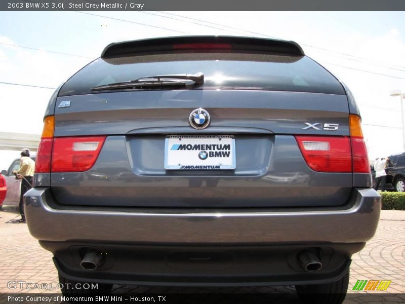 Steel Grey Metallic / Gray 2003 BMW X5 3.0i