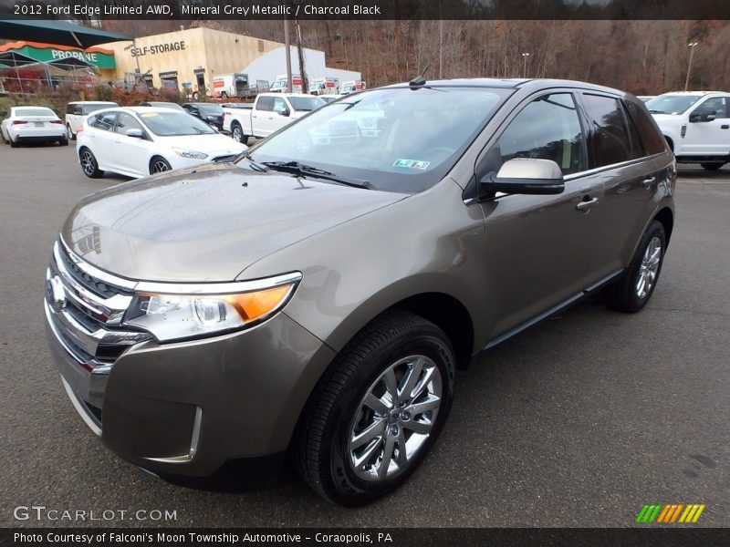 Mineral Grey Metallic / Charcoal Black 2012 Ford Edge Limited AWD