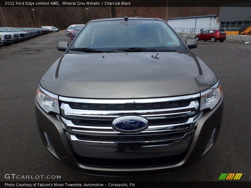Mineral Grey Metallic / Charcoal Black 2012 Ford Edge Limited AWD