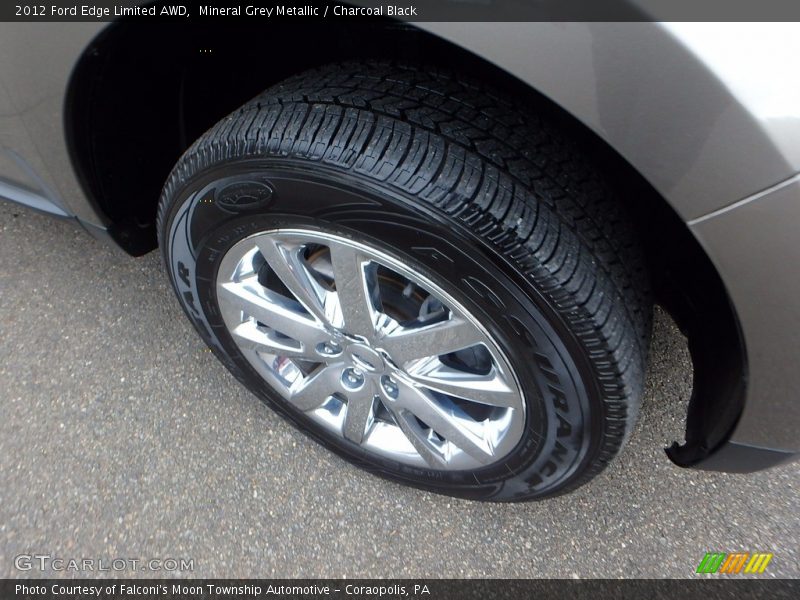 Mineral Grey Metallic / Charcoal Black 2012 Ford Edge Limited AWD