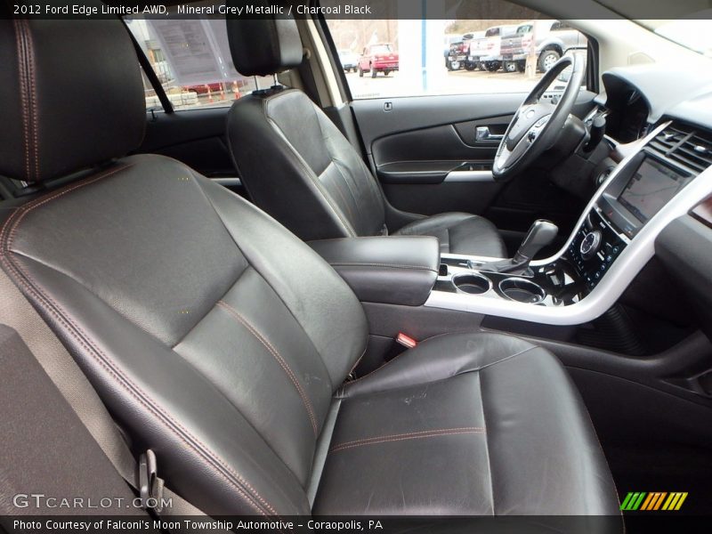 Mineral Grey Metallic / Charcoal Black 2012 Ford Edge Limited AWD