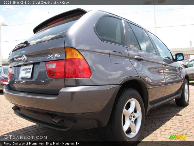Steel Grey Metallic / Gray 2003 BMW X5 3.0i