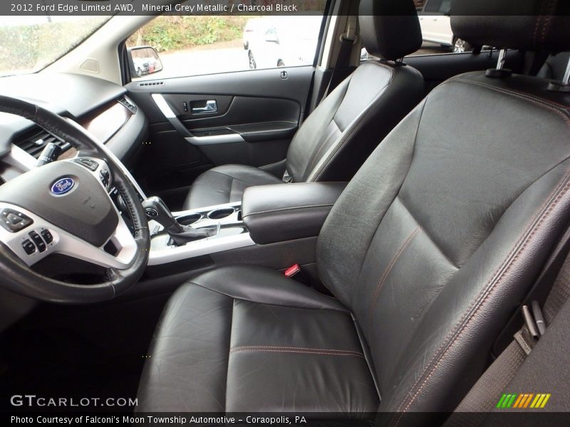 Mineral Grey Metallic / Charcoal Black 2012 Ford Edge Limited AWD