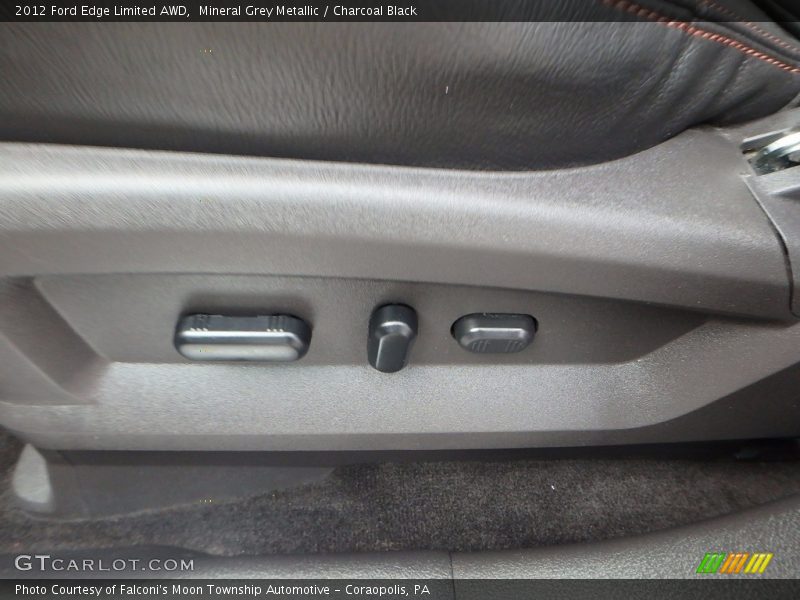 Mineral Grey Metallic / Charcoal Black 2012 Ford Edge Limited AWD
