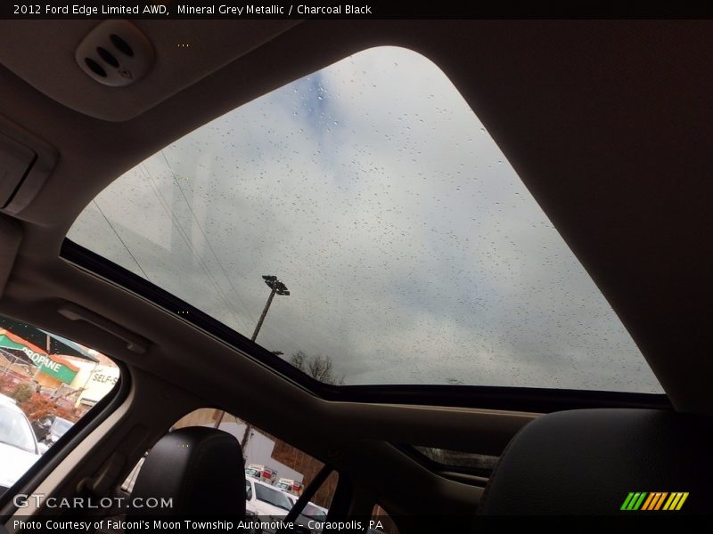Mineral Grey Metallic / Charcoal Black 2012 Ford Edge Limited AWD