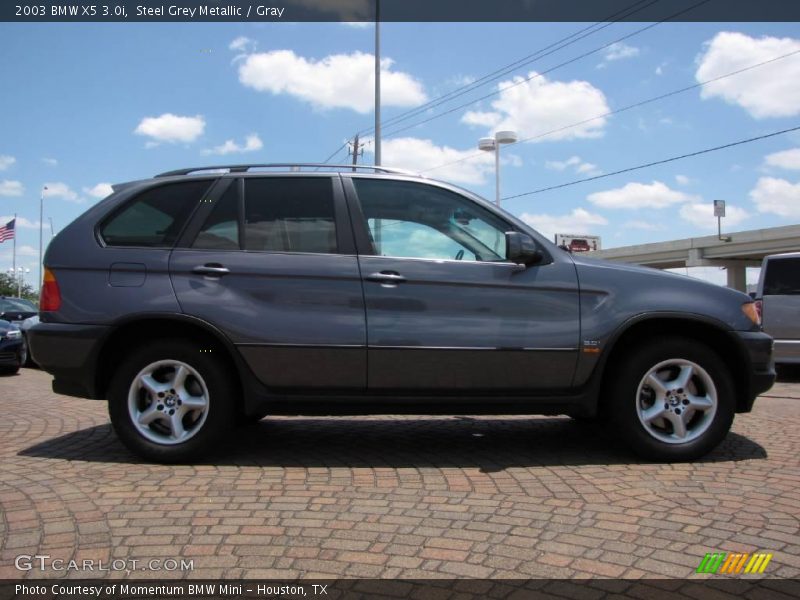 Steel Grey Metallic / Gray 2003 BMW X5 3.0i