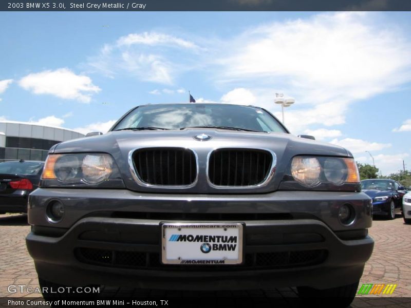 Steel Grey Metallic / Gray 2003 BMW X5 3.0i