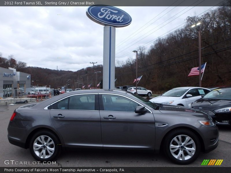 Sterling Grey / Charcoal Black 2012 Ford Taurus SEL
