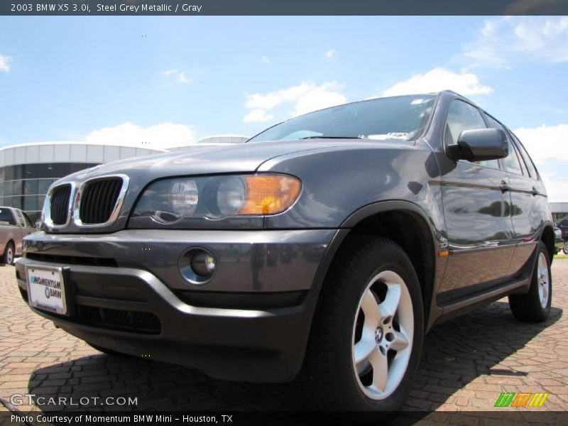 Steel Grey Metallic / Gray 2003 BMW X5 3.0i