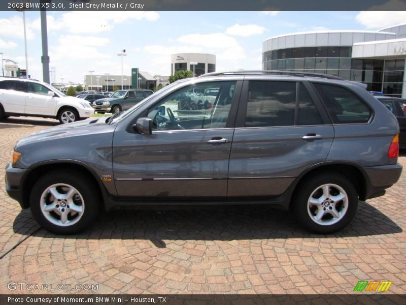 Steel Grey Metallic / Gray 2003 BMW X5 3.0i
