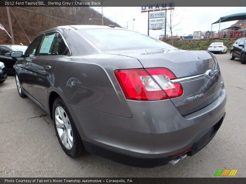 Sterling Grey / Charcoal Black 2012 Ford Taurus SEL