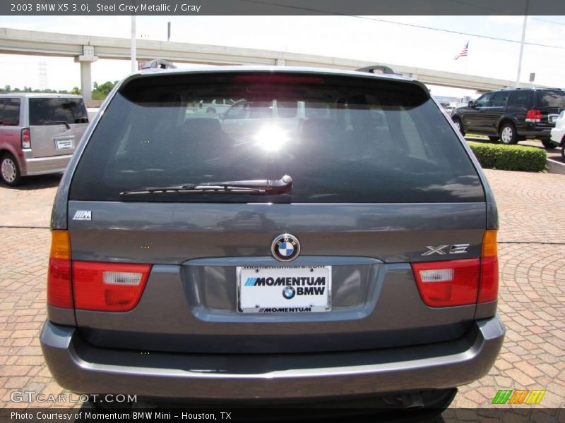 Steel Grey Metallic / Gray 2003 BMW X5 3.0i