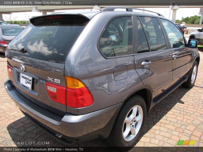 Steel Grey Metallic / Gray 2003 BMW X5 3.0i