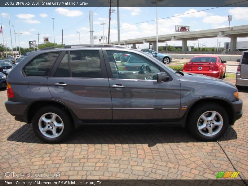 Steel Grey Metallic / Gray 2003 BMW X5 3.0i
