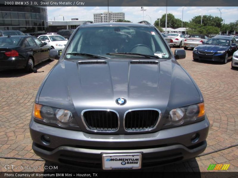 Steel Grey Metallic / Gray 2003 BMW X5 3.0i