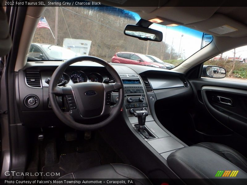 Sterling Grey / Charcoal Black 2012 Ford Taurus SEL