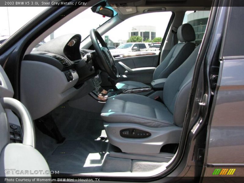 Steel Grey Metallic / Gray 2003 BMW X5 3.0i