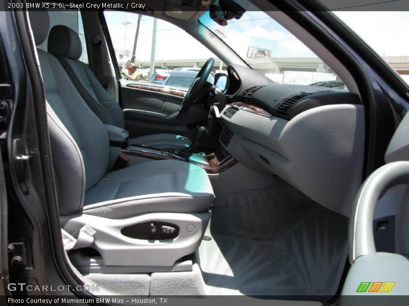 Steel Grey Metallic / Gray 2003 BMW X5 3.0i