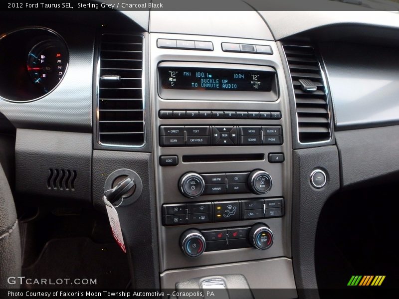 Sterling Grey / Charcoal Black 2012 Ford Taurus SEL