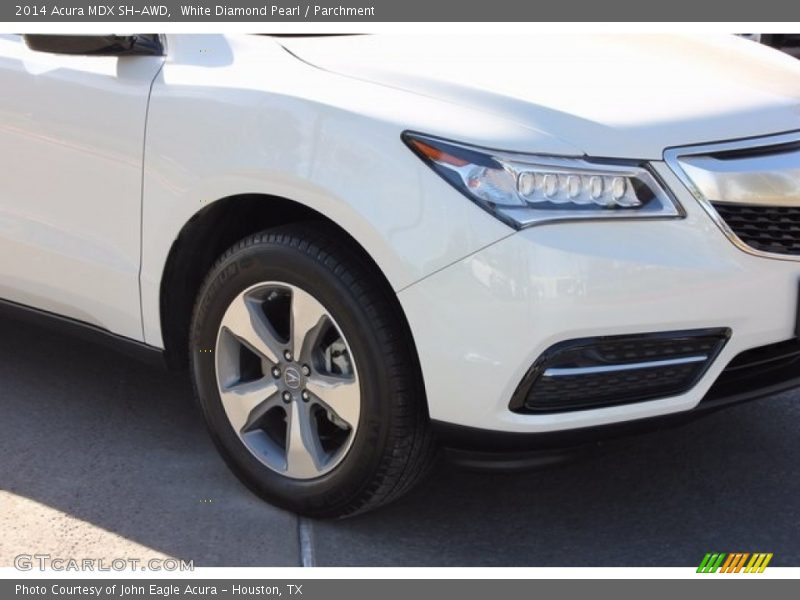 White Diamond Pearl / Parchment 2014 Acura MDX SH-AWD