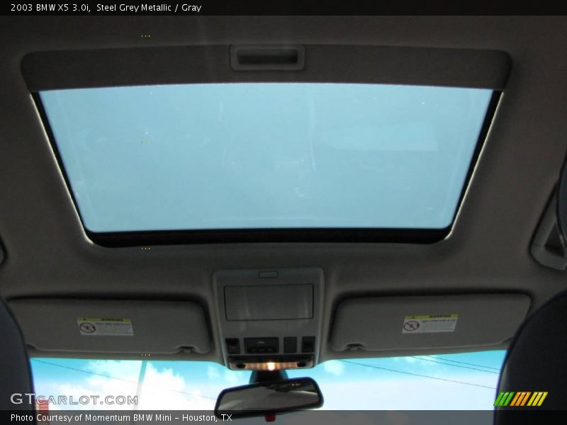 Steel Grey Metallic / Gray 2003 BMW X5 3.0i