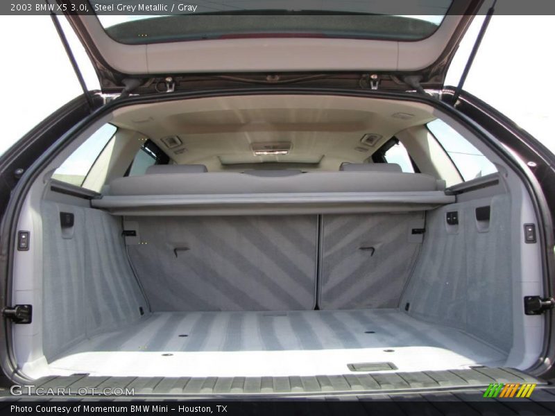 Steel Grey Metallic / Gray 2003 BMW X5 3.0i