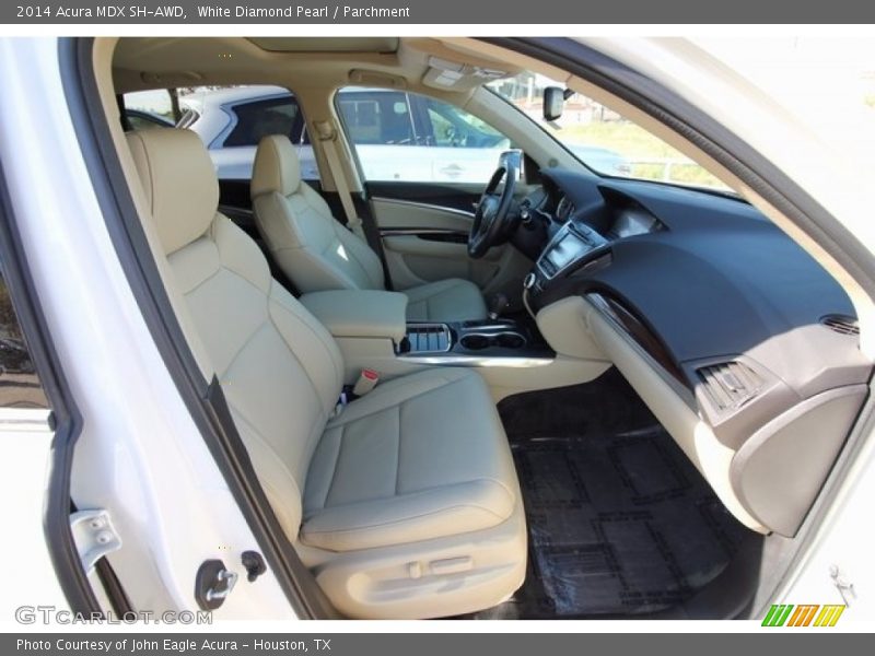 White Diamond Pearl / Parchment 2014 Acura MDX SH-AWD