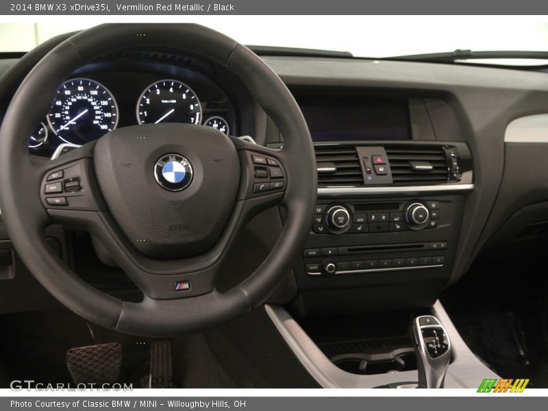 Vermilion Red Metallic / Black 2014 BMW X3 xDrive35i