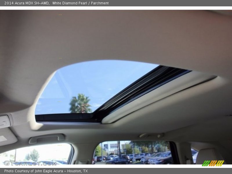 White Diamond Pearl / Parchment 2014 Acura MDX SH-AWD