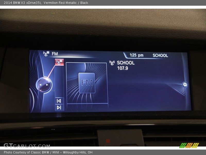 Vermilion Red Metallic / Black 2014 BMW X3 xDrive35i